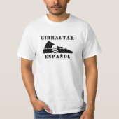 GIBRALTAR SPANISCH T-Shirt (Vorderseite)