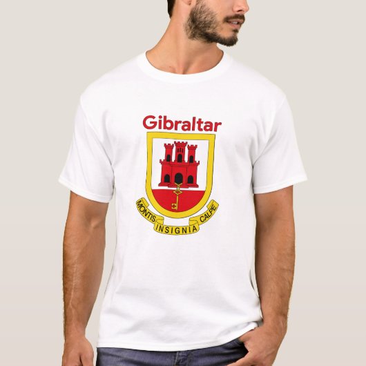 Gibraltar-Wappen T-Shirt (Vorderseite)