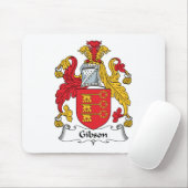 Gibson-Familienwappen Mousepad (Mit Mouse)