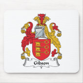 Gibson-Familienwappen Mousepad (Vorne)