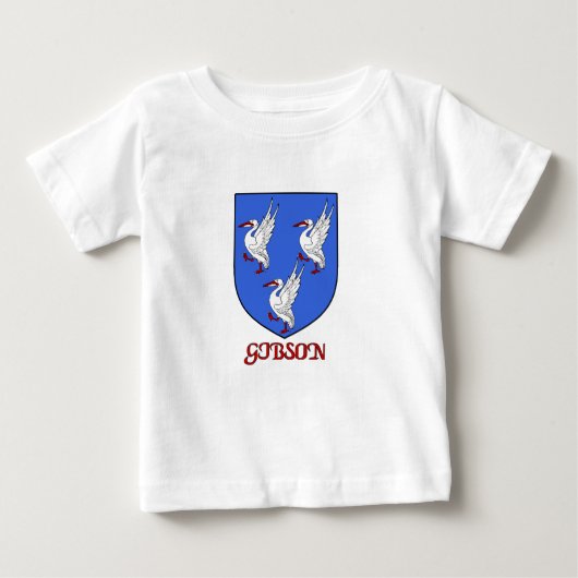 Gibson Family Shield Baby T-shirt (Vorderseite)