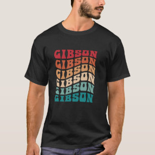 Gibson Gefärbte Krawatte Groovy Hippie 60er 70er N T-Shirt