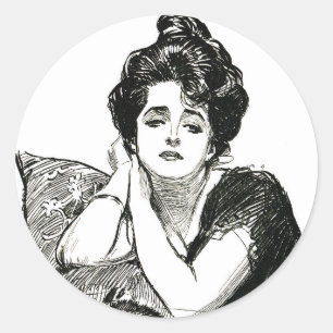 Gibson Girl Aufkleber
