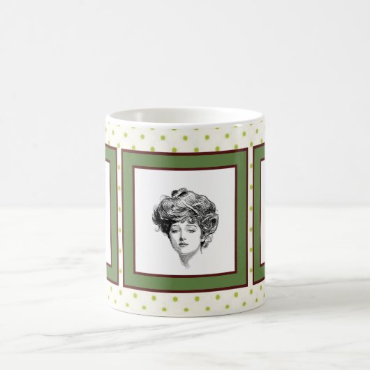 Gibson Girl Coffee Tasse - Design 1 (Mittel)