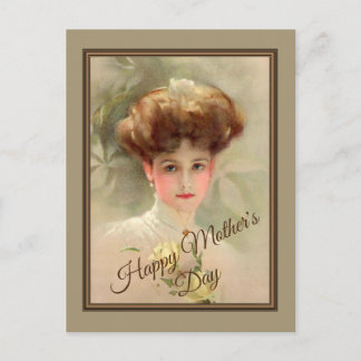 Gibson Girl Mutters Tag Postkarte