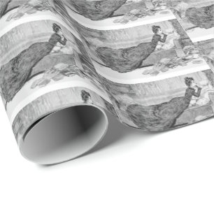 Gibson Girl Reading a Book Geschenkpapier