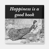 Gibson Girl Reading a Book Magnet (Vorne)