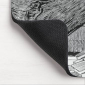 Gibson Girl Reading a Book Mousepad (Ecke)