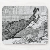 Gibson Girl Reading a Book Mousepad (Vorne)