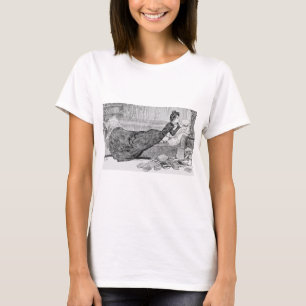 Gibson Girl Reading a Book T-Shirt