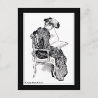 Gibson Girl Reading