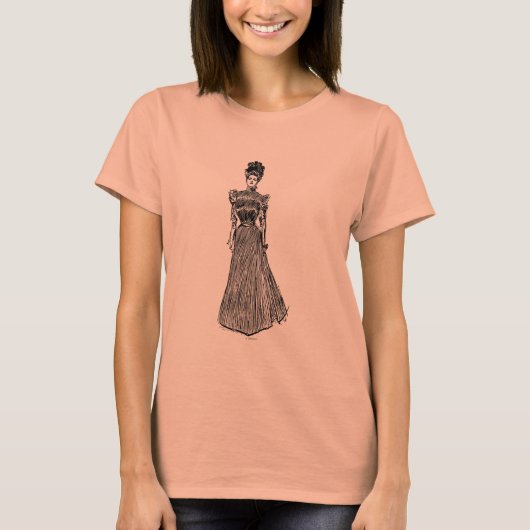 Gibson Girl Silhouette T-Shirt (Vorderseite)