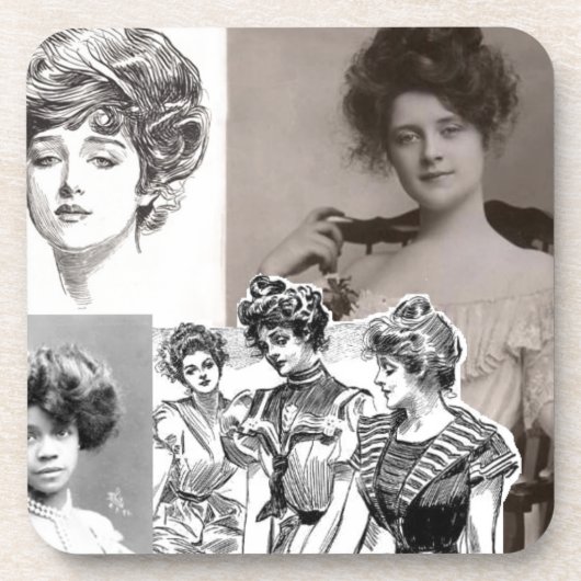 Gibson Girls Getränkeuntersetzer (Vorderseite)