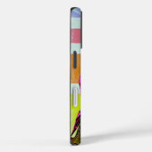 Gibson Girls in einem mondrianischen Muster Case-Mate iPhone Hülle (Rückseite / Rechts)