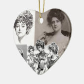 Gibson Girls Keramikornament (Links)