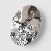 Gibson Girls Runde Wanduhr (Winkel)
