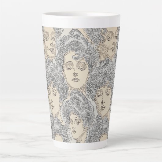 Gibson Girls viktorianisch Milchtasse (Vorderseite)