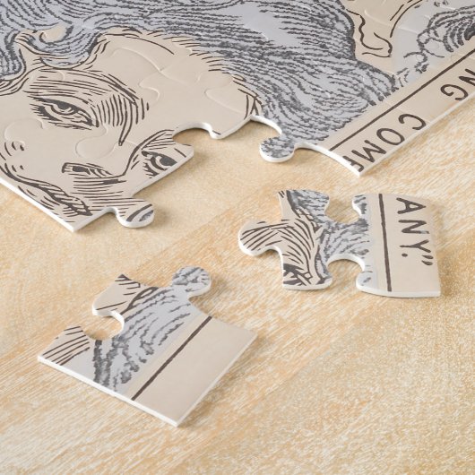 Gibson Girls Viktorianische Frauenmode Puzzle (Seite)