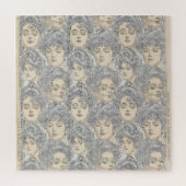 Gibson Girls Viktorianische Frauenmode Puzzle (Vertikal)