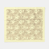 Gibson Girls Viktorianische Frauenmuster Fleecedecke (Vorderseite (Horizontal))