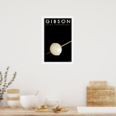 Gibson (kleines Poster) Poster (Küche)