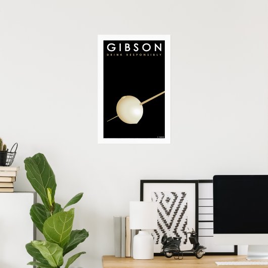 Gibson (kleines Poster) Poster (Heimbüro)