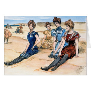 Gibson-Mädchen auf dem Strand, 1900
