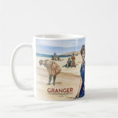 Gibson-Mädchen auf dem Strand, 1900 Kaffeetasse (Links)