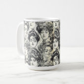 Gibson-Mädchen durch Charles Dana Gibson circa Kaffeetasse (Vorderseite Links)