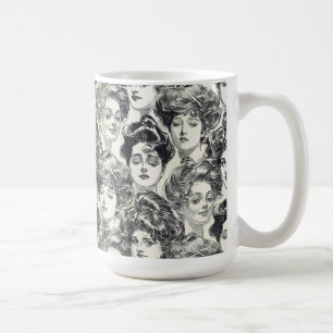 Gibson-Mädchen durch Charles Dana Gibson circa Kaffeetasse
