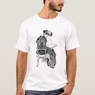 Gibson-Mädchen-Lesung T-Shirt