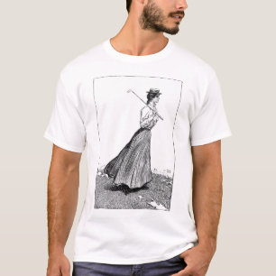Gibson-Mädchen mit Golfclub, 1899 T-Shirt