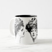 Gibson-Mädchen-Tasse Zweifarbige Tasse (Vorderseite Links)