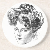 Gibson-Mädchen-Untersetzer Charles Dana Gibson Untersetzer (Vorne)