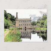 Gibson Mill: Artistic Pencil Sketch Postkarte (Vorderseite)