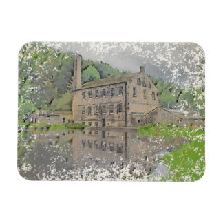 Gibson Mill, Digital Painting – Hardcastle Crags Magnet
