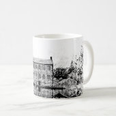 Gibson Mill Hebden Bridge - Vintage Charcoal Style Kaffeetasse (VorderseiteRechts)