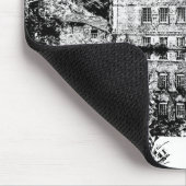 Gibson Mill Hebden Bridge - Vintage Charcoal Style Mousepad (Ecke)