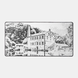 Gibson Mill: Kohle-Skizzenkunst Schreibtischunterlage