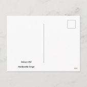 Gibson Mill Reflection - Distressed Watercolour Feiertagspostkarte (Rückseite)