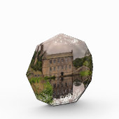 Gibson Mill Reflection - Distressed Watercolour Fotoblock (Links)