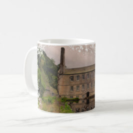 Gibson Mill Reflection - Distressed Watercolour Kaffeetasse