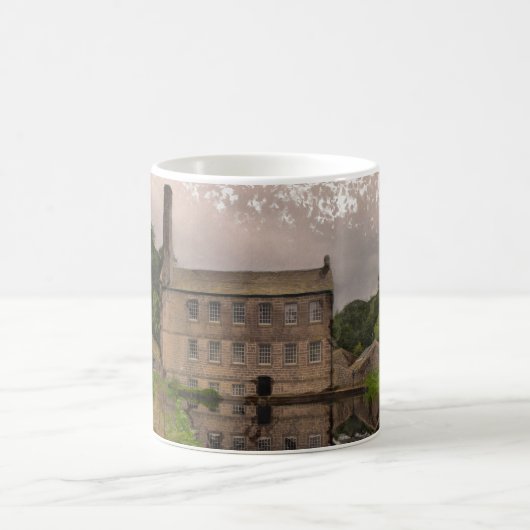 Gibson Mill Reflection - Distressed Watercolour Kaffeetasse (Mittel)