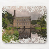 Gibson Mill Reflection - Distressed Watercolour Mousepad (Vorne)