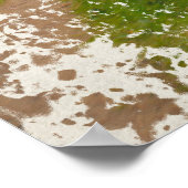 Gibson Mill Reflection - Distressed Watercolour Poster (Ecke)