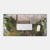 Gibson Mill Reflection - Distressed Watercolour Schreibtischunterlage (Tastatur & Maus)