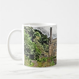 Gibson Mill Reflection - Hardcastle Crags Kaffeetasse