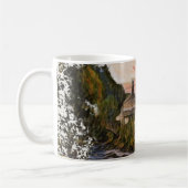 Gibson Mill Sunset Oil Painting Style Kaffeetasse (Links)