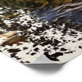 Gibson Mill Sunset Oil Painting Style Poster (Ecke)