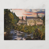 Gibson Mill Sunset Oil Painting Style Postkarte (Vorderseite)